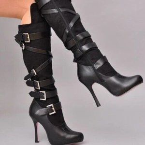Leg Avenue Costume Bandit Boot SZ 7 (Pre-Owned)